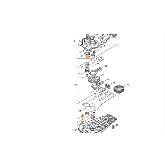 STIHL  Łożysko kulkowe 608-ZZ 9503 003 9672